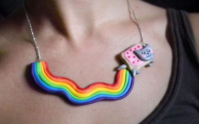 Nyan Cat, ahora de collar
