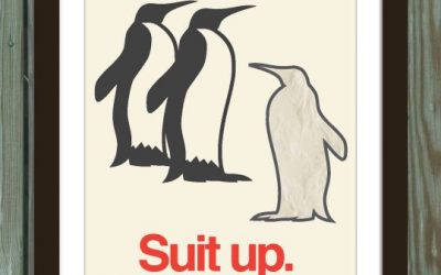Lo que le dice un pingüino emperador a sus crías…
